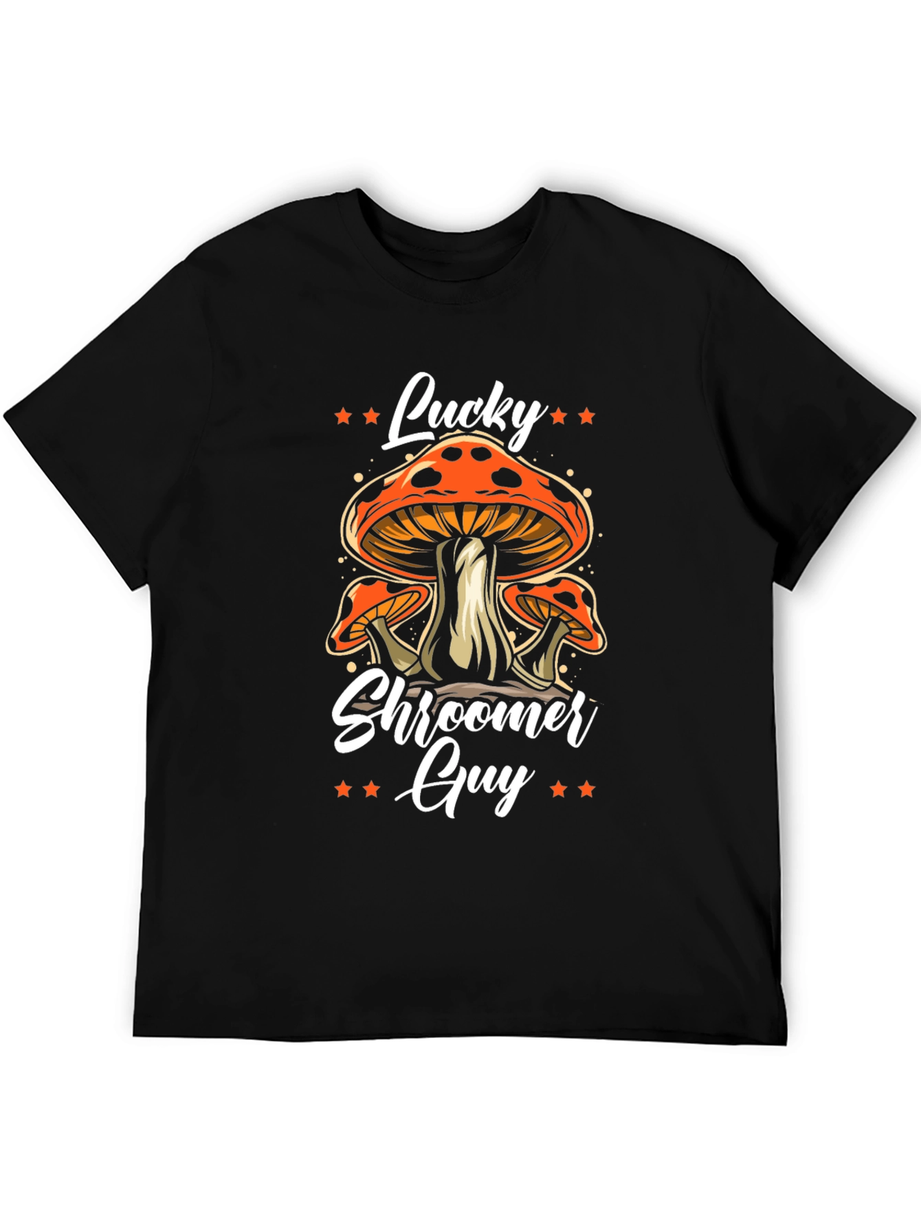 Lucky Shroomer Guy T-Shirt - Fun Mushroom Design