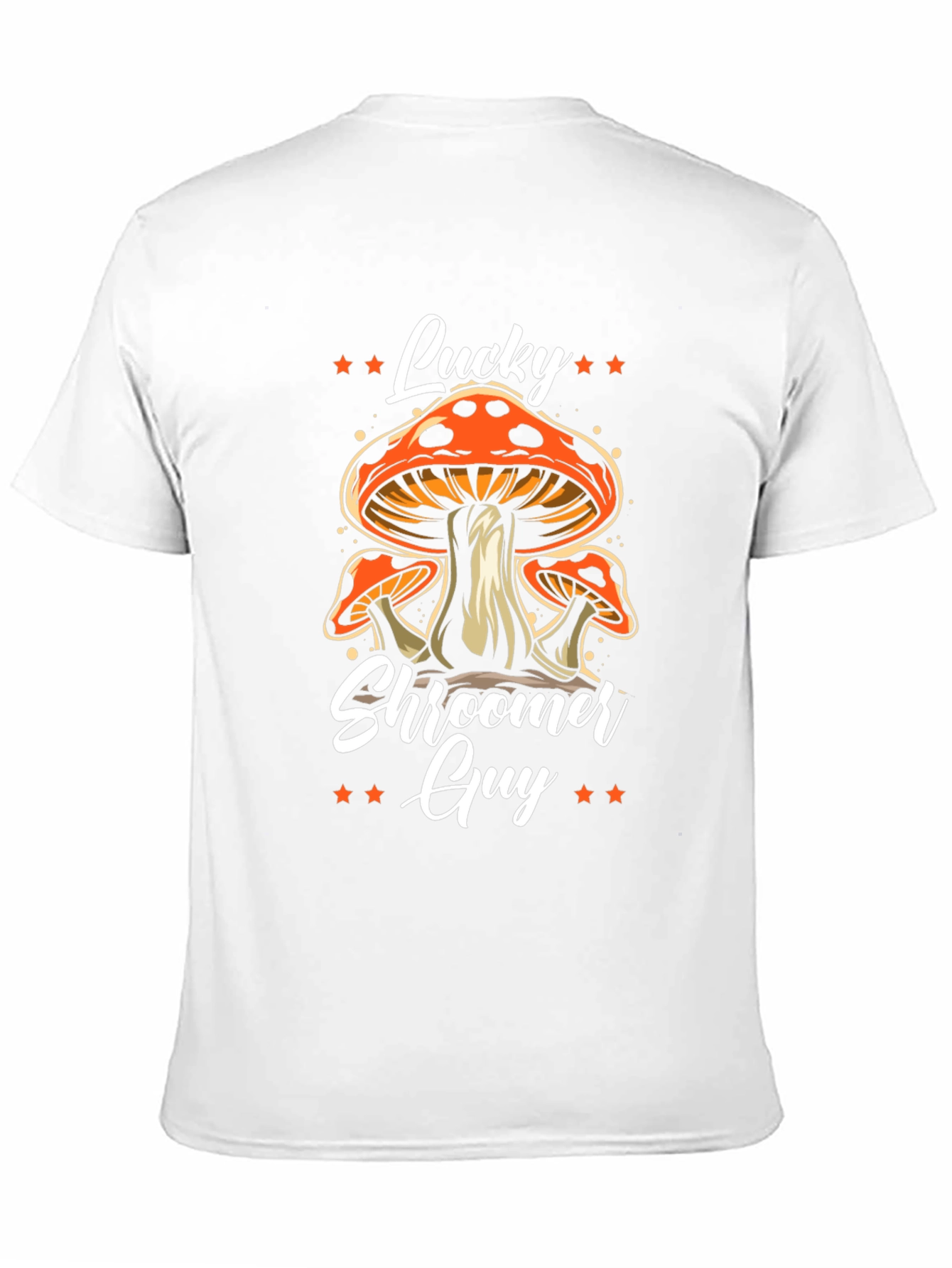 Lucky Shroomer Guy T-Shirt - Fun Mushroom Design