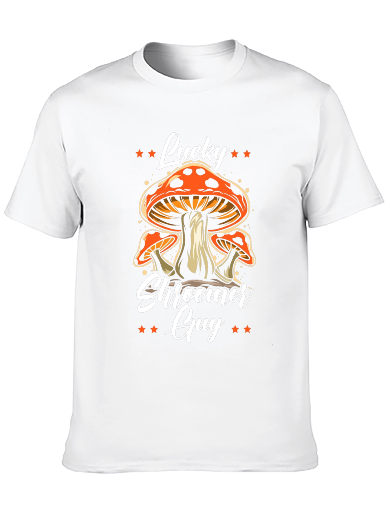 Lucky Shroomer Guy T-Shirt - Fun Mushroom Design