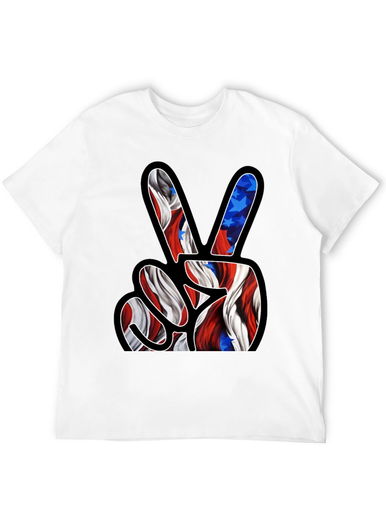 Peace Sign Patriotic T-Shirt
