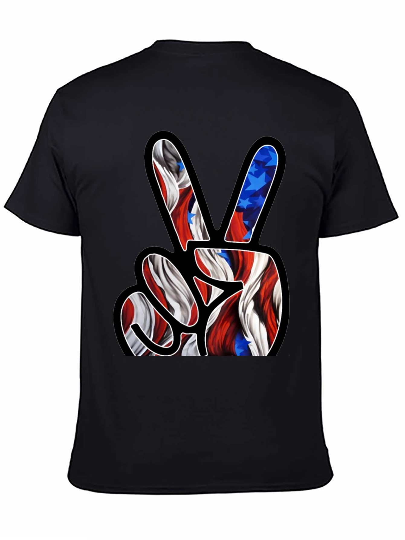 Peace Sign Patriotic T-Shirt