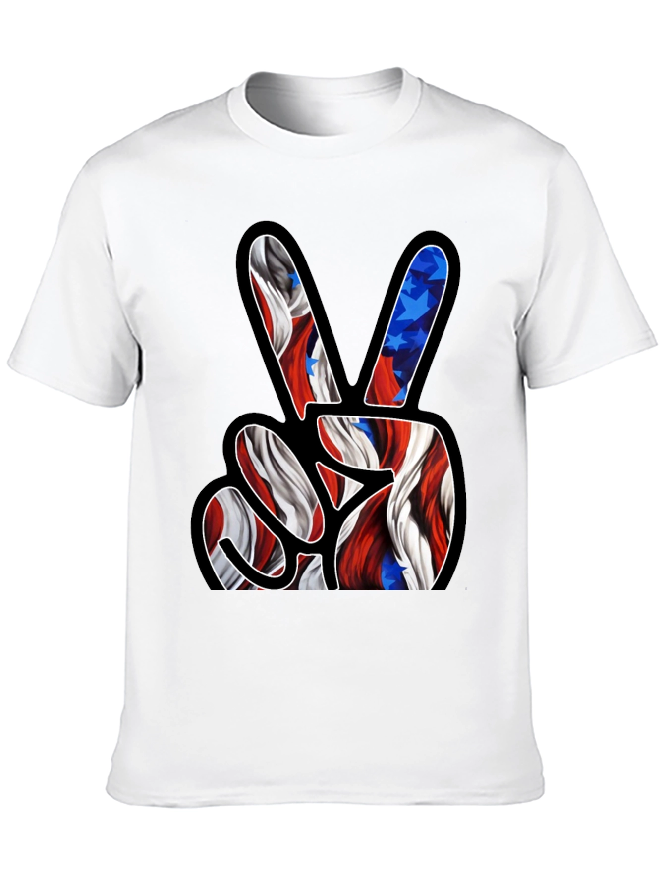 Peace Sign Patriotic T-Shirt