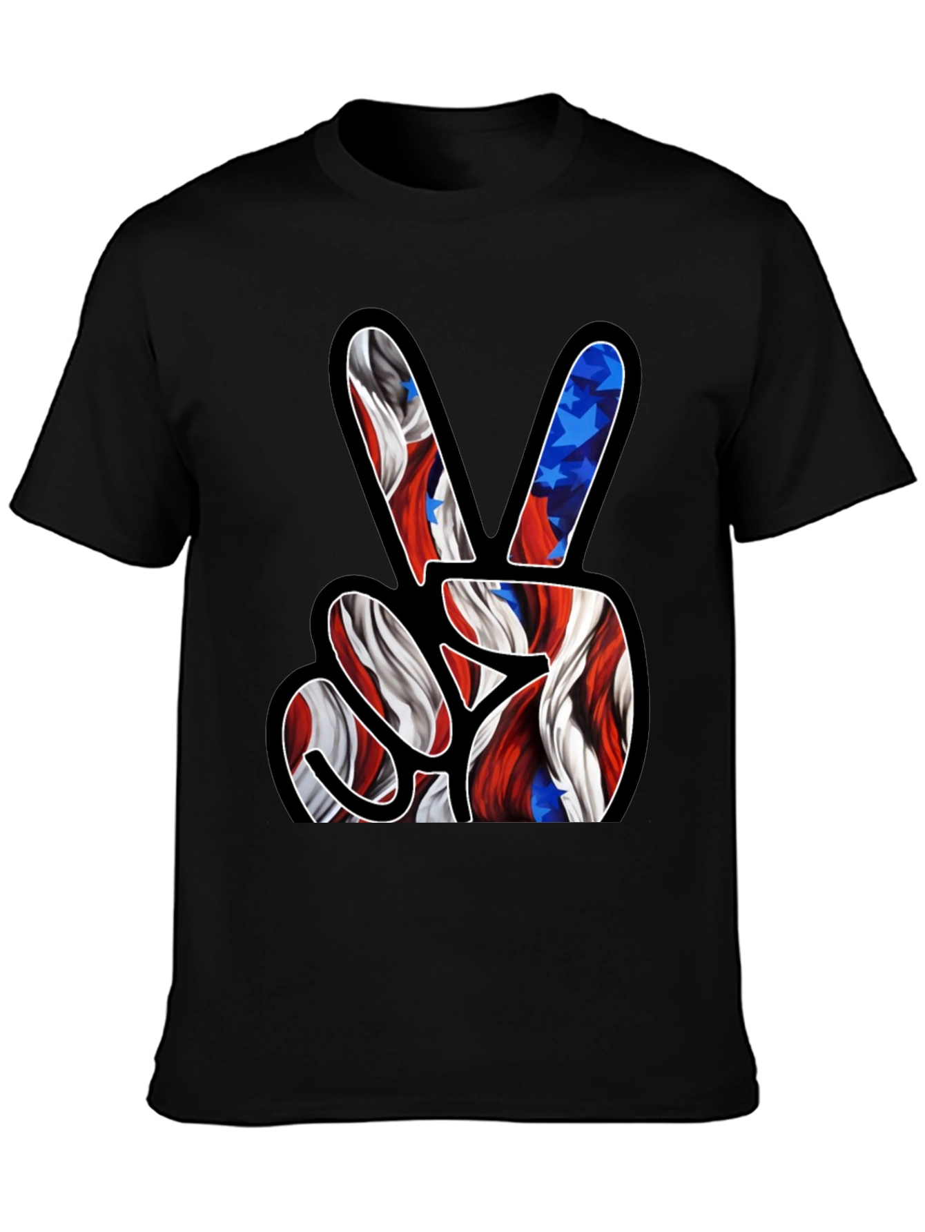 Peace Sign Patriotic T-Shirt