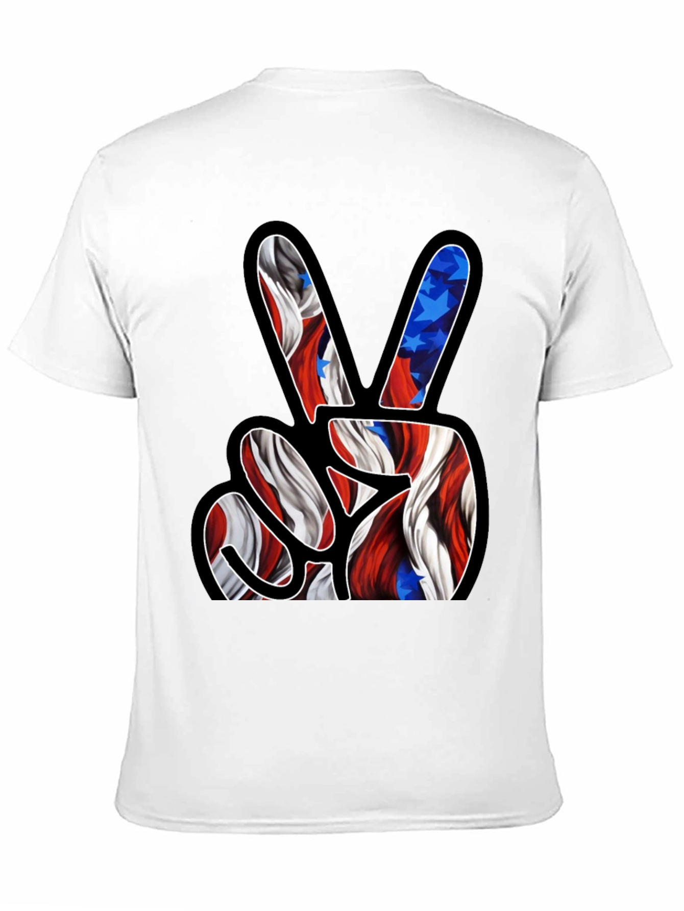 Peace Sign Patriotic T-Shirt
