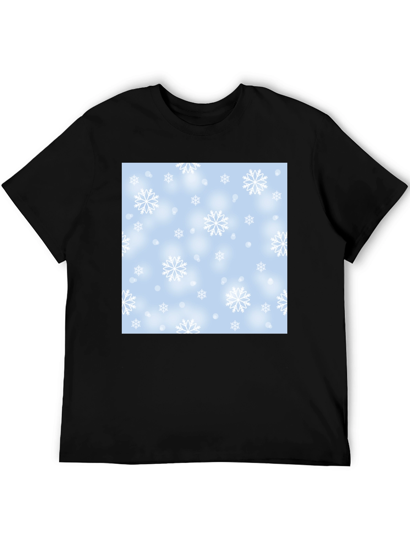 Winter Snowflake Pattern T-Shirt