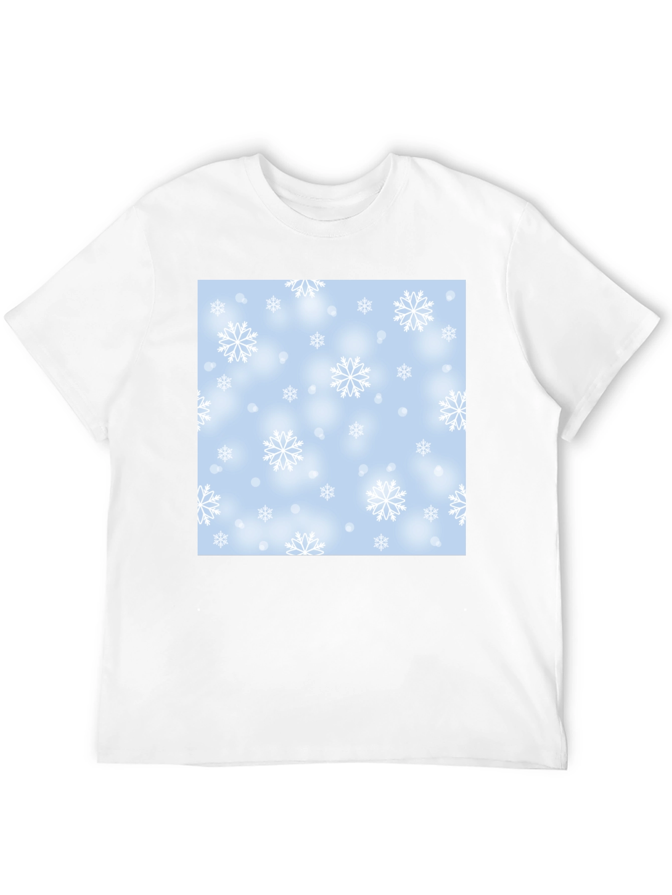 Winter Snowflake Pattern T-Shirt