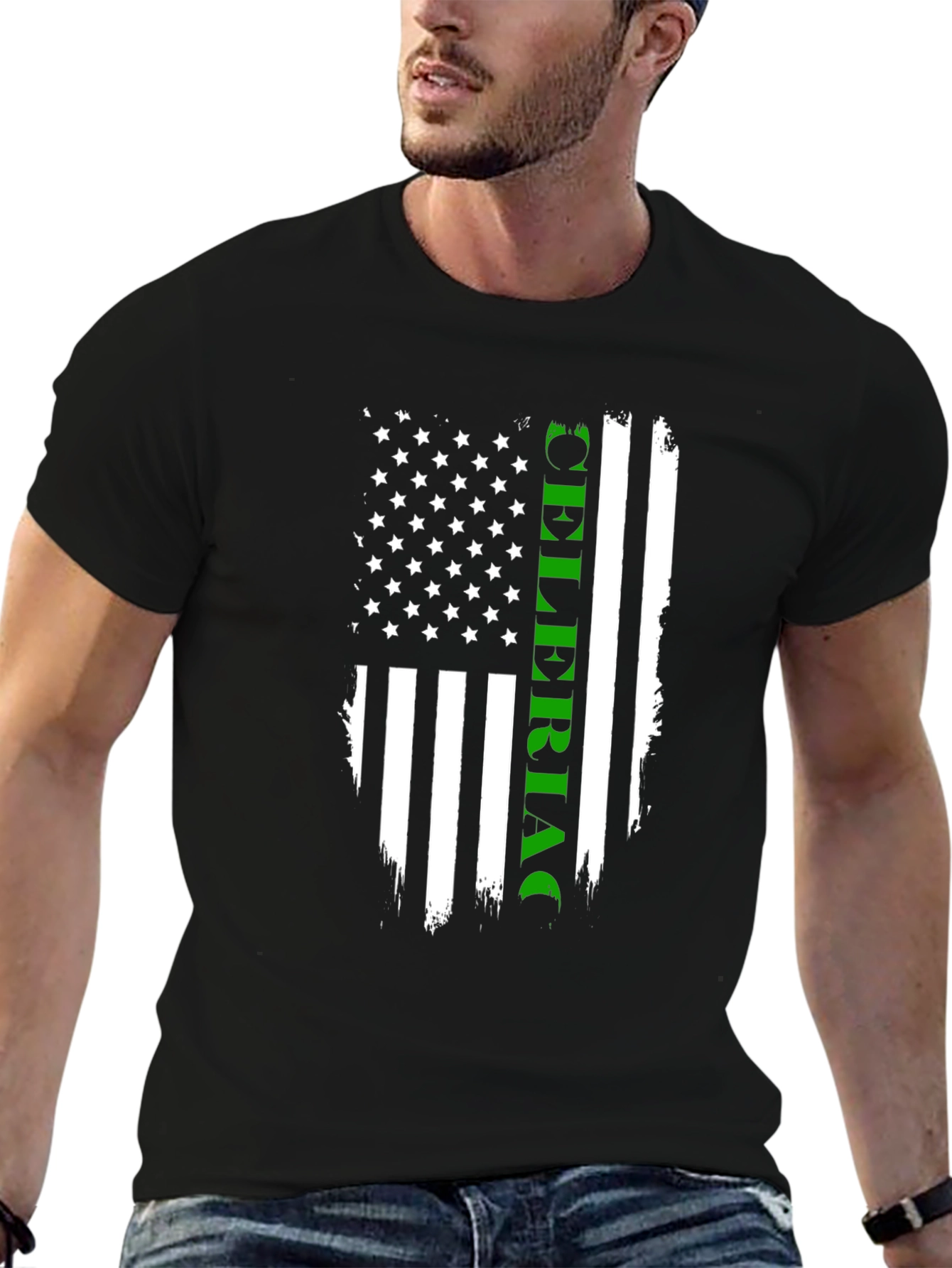 Celeriac American Flag Graphic Tee