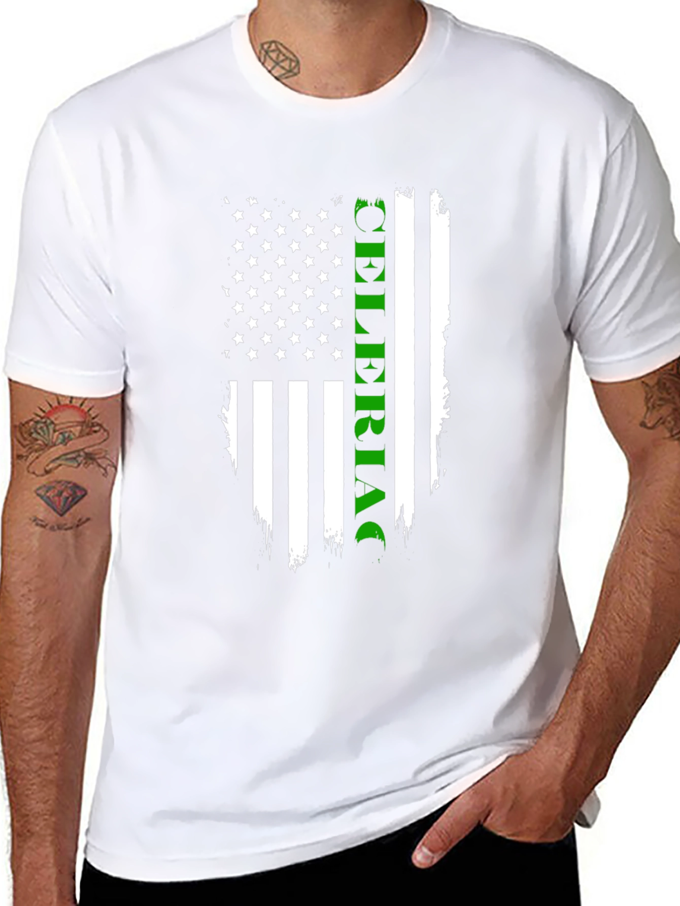 Celeriac American Flag Graphic Tee