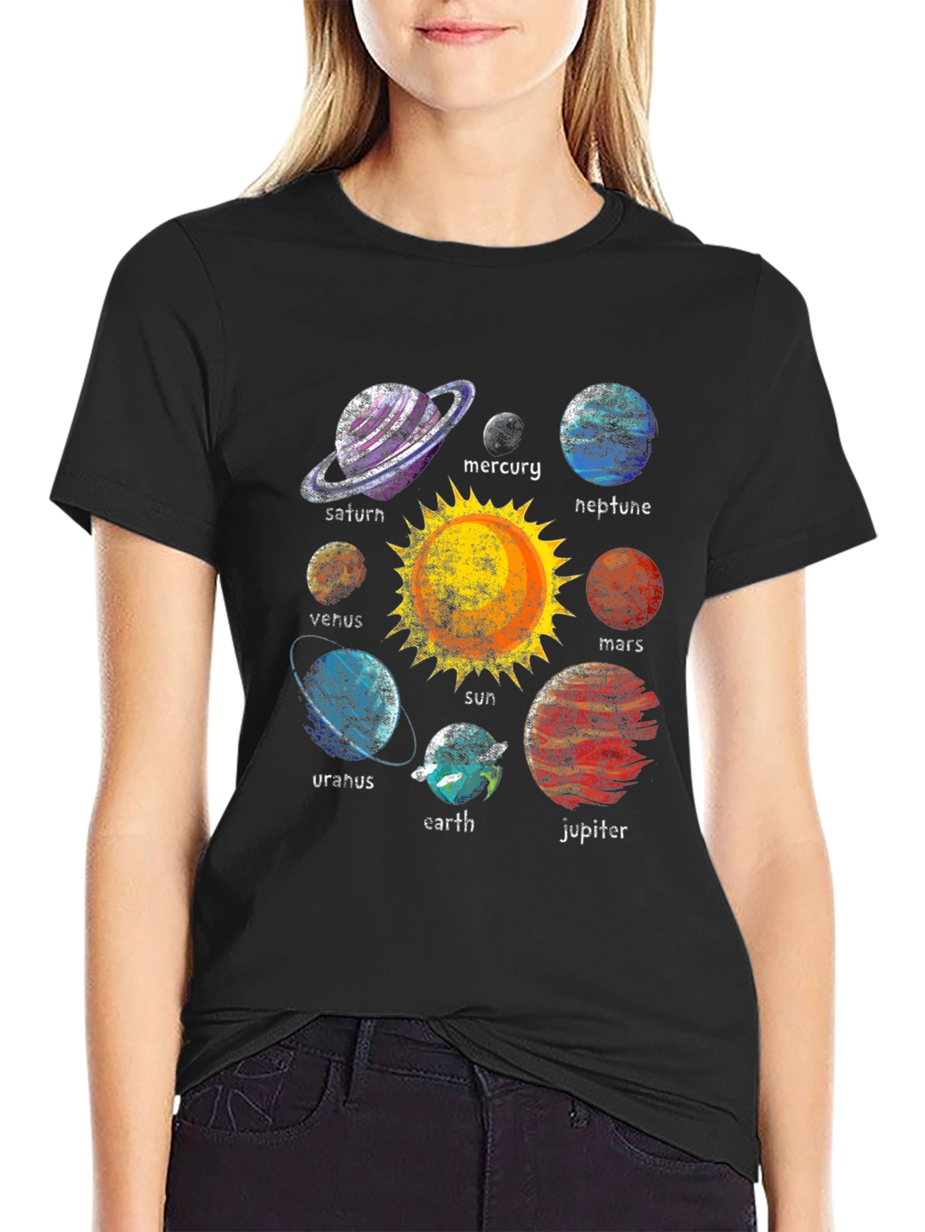 Planets Graphic T-Shirt
