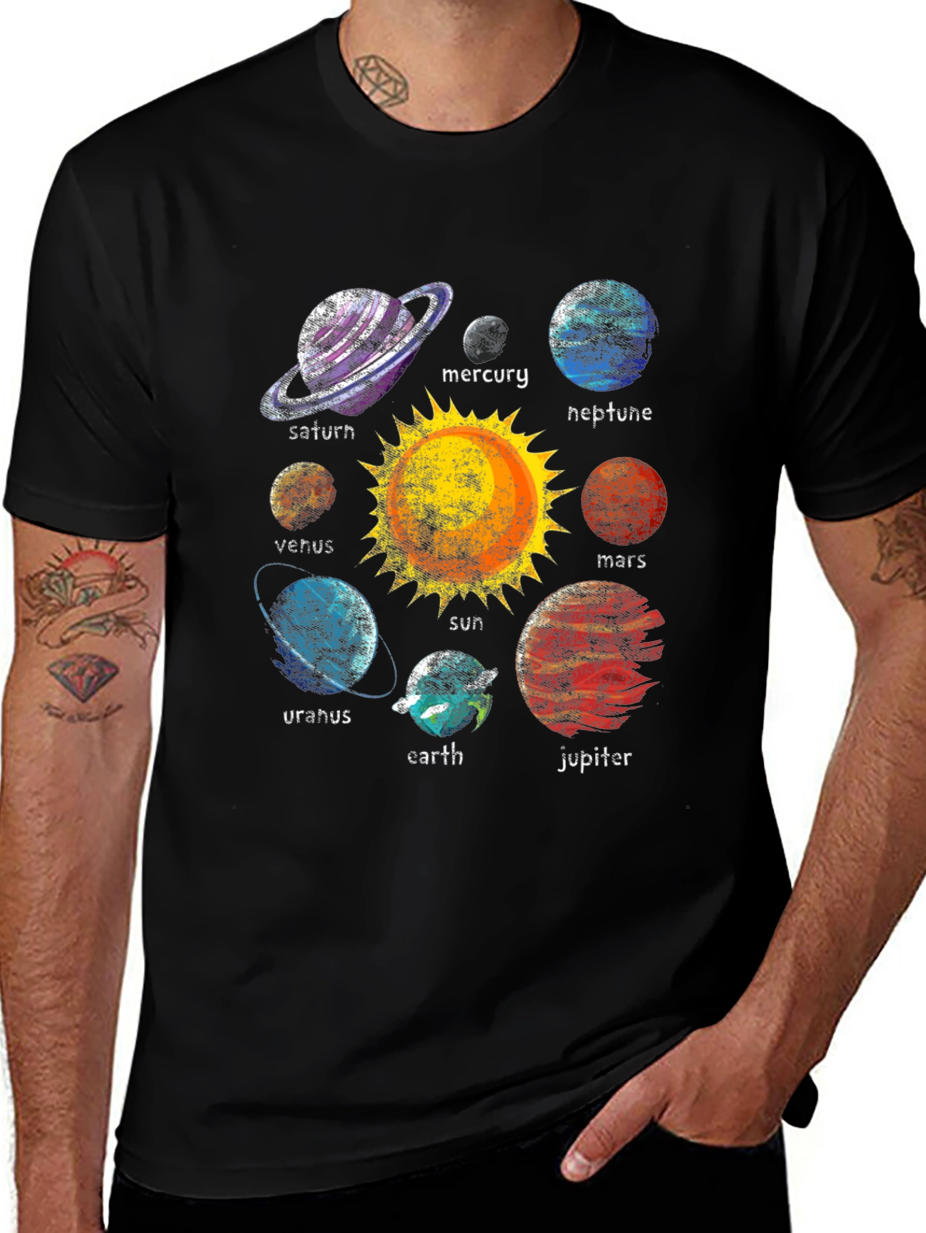 Planets Graphic T-Shirt