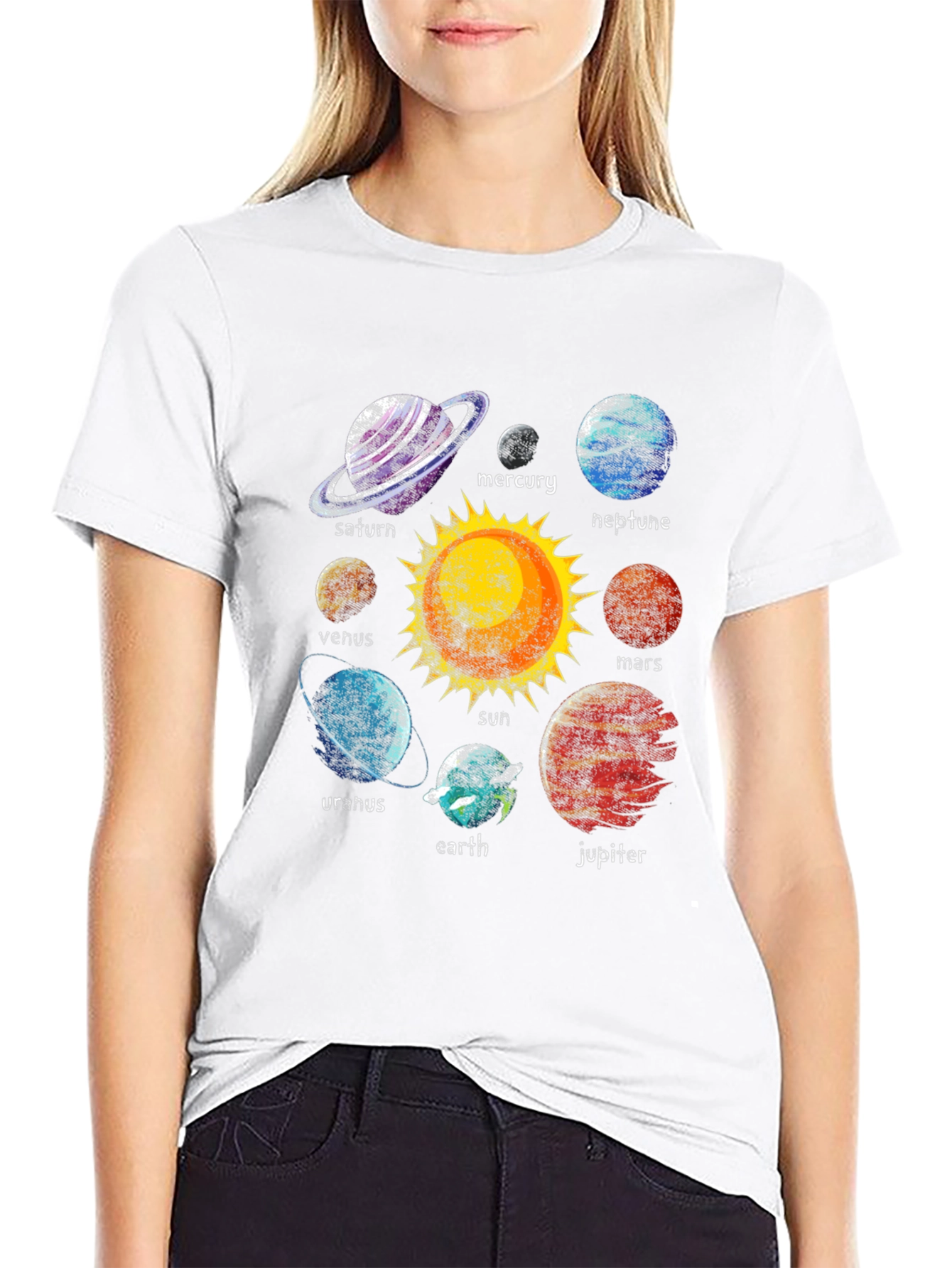 Planets Graphic T-Shirt