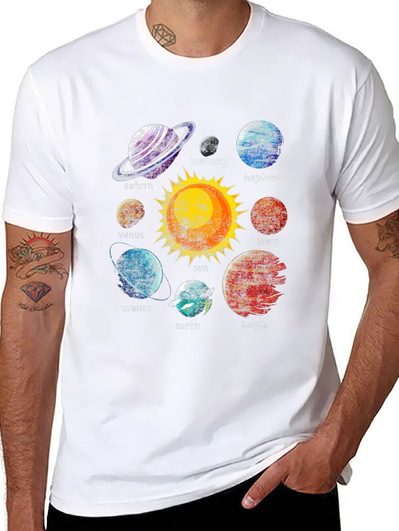 Planets Graphic T-Shirt