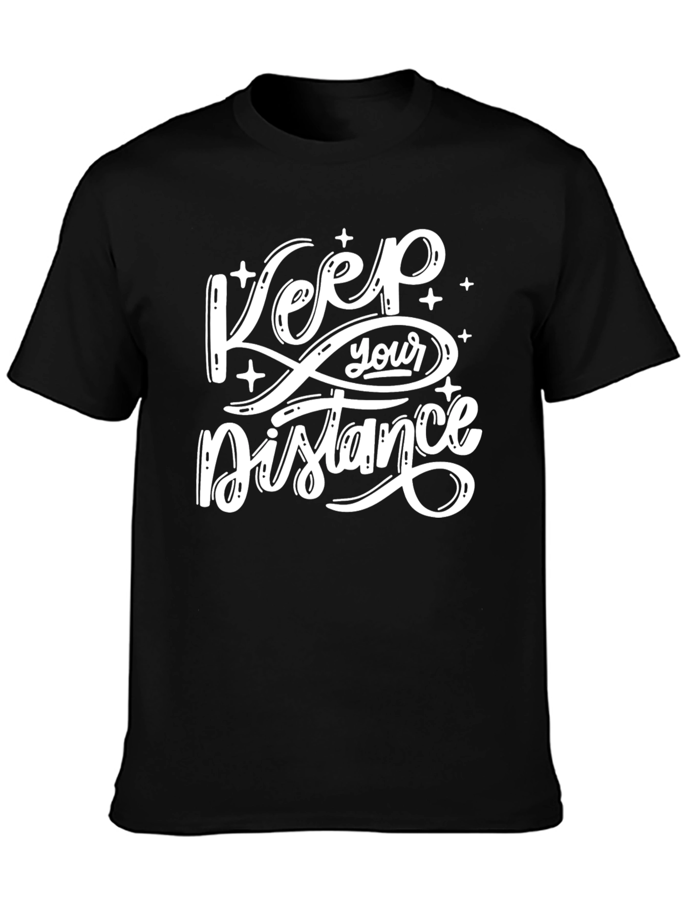 Keep Your Distance Graphic Tee - Social Distancing Shirt