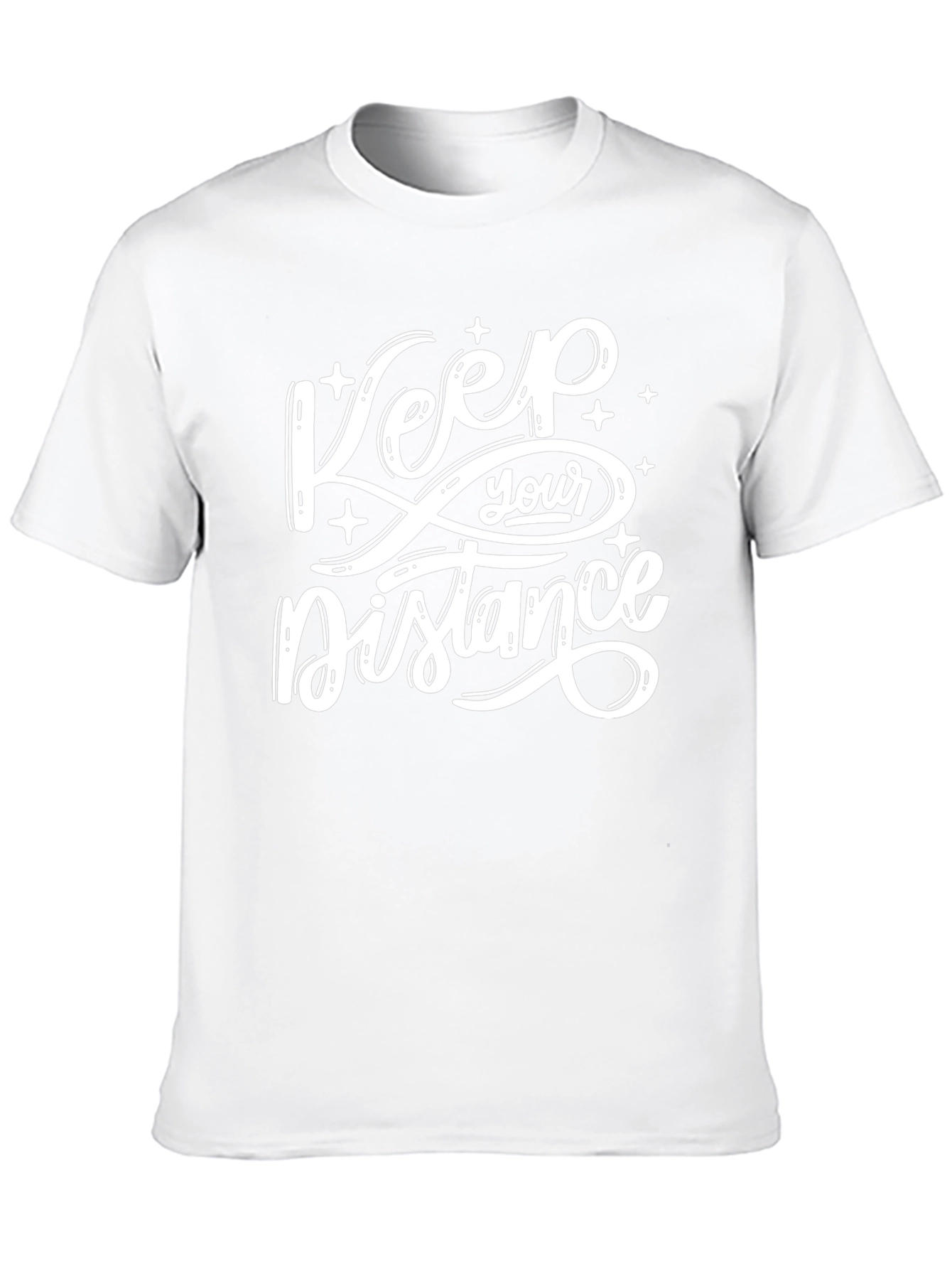 Keep Your Distance Graphic Tee - Social Distancing Shirt