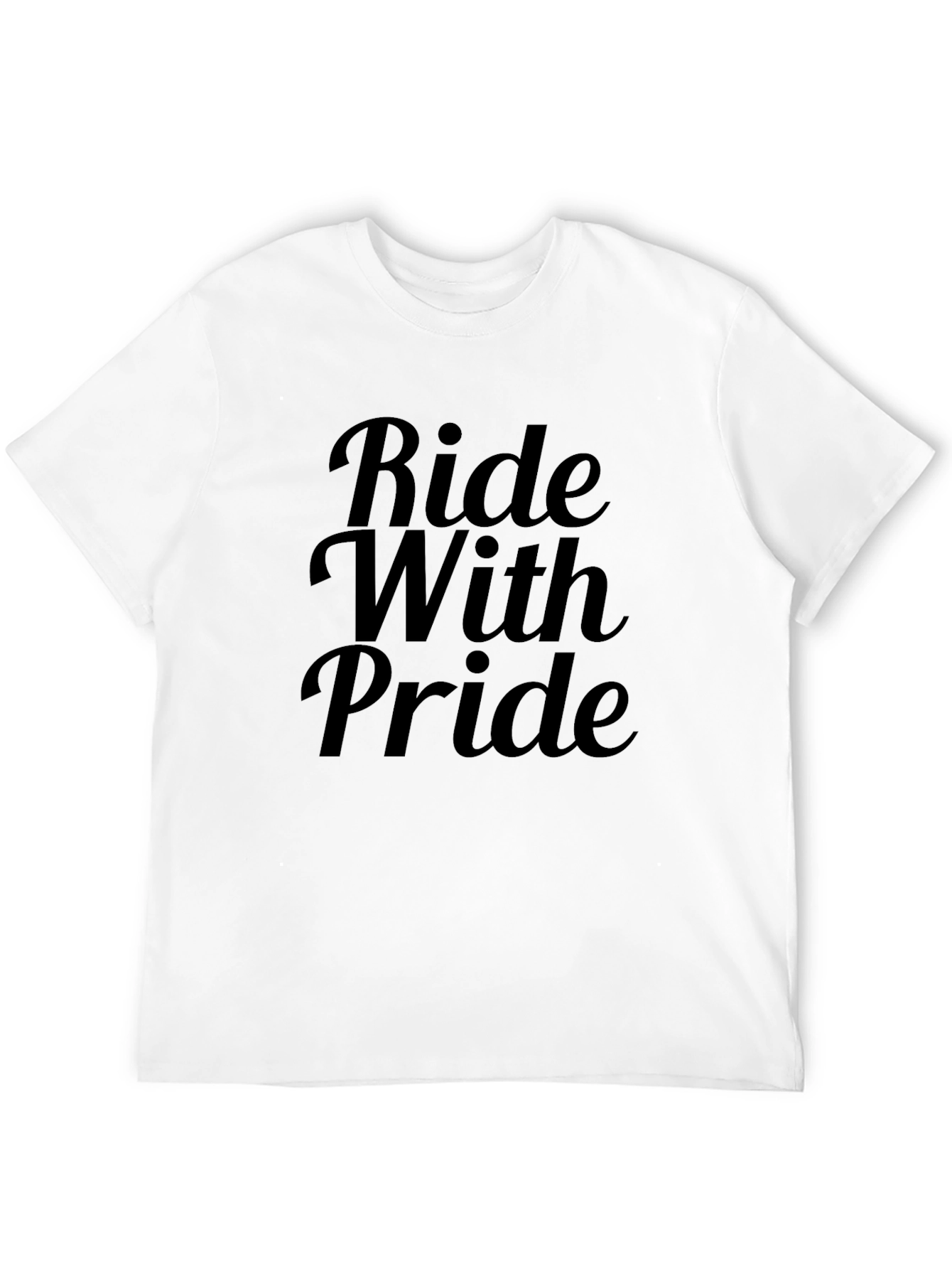 Ride With Pride Graphic Tee - Black