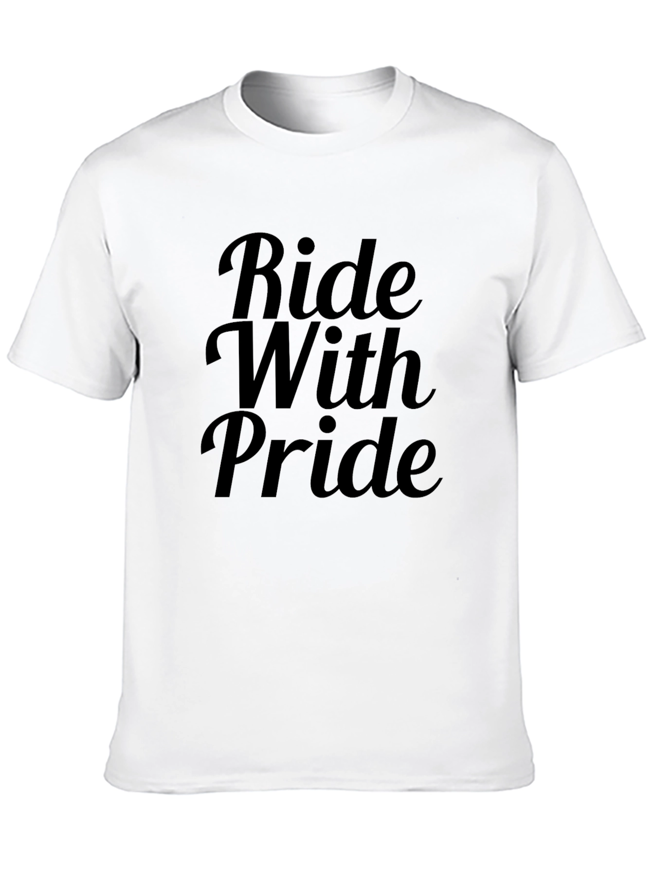 Ride With Pride Graphic Tee - Black