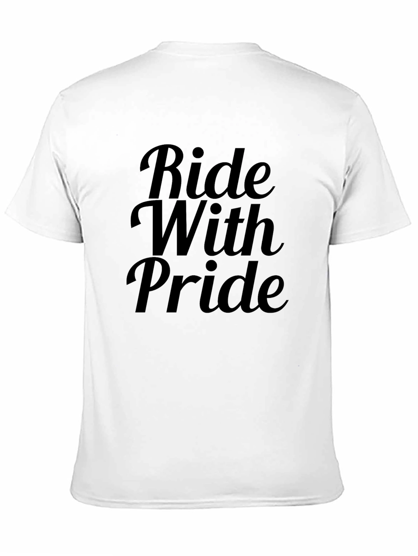 Ride With Pride Graphic Tee - Black