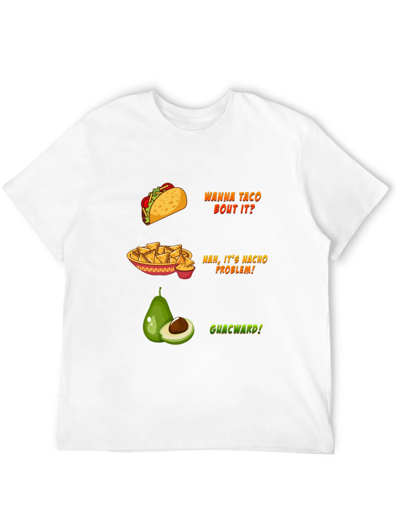 Funny Food Puns Black T-Shirt
