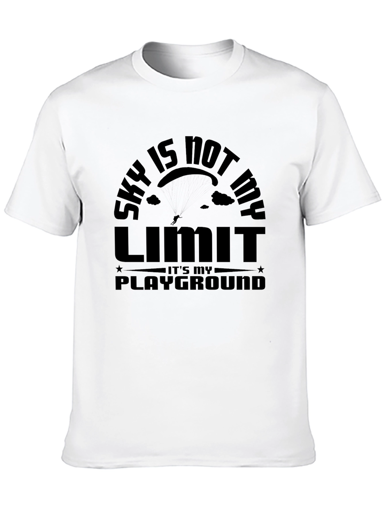 Sky is Not My Limit Black T-Shirt