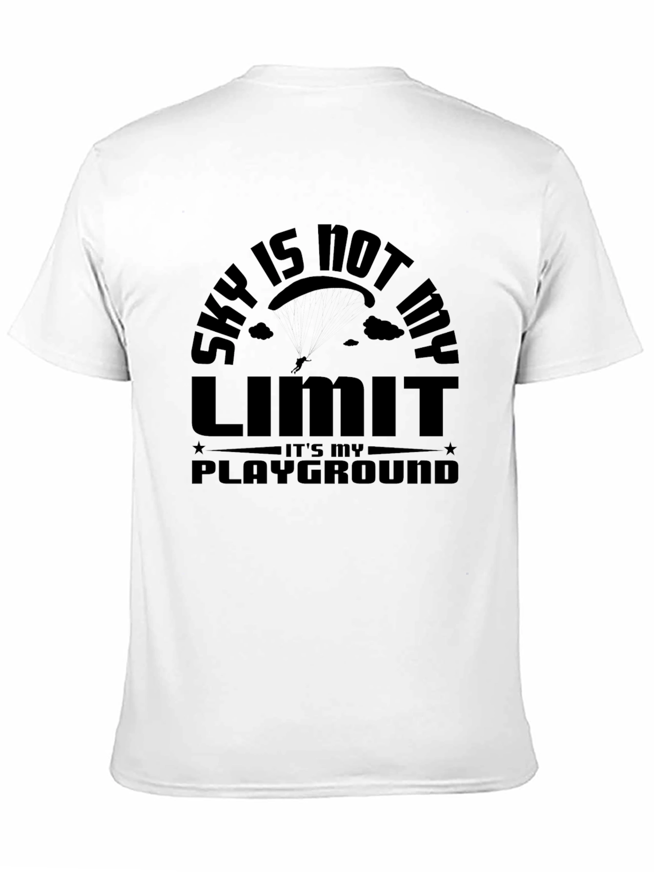 Sky is Not My Limit Black T-Shirt