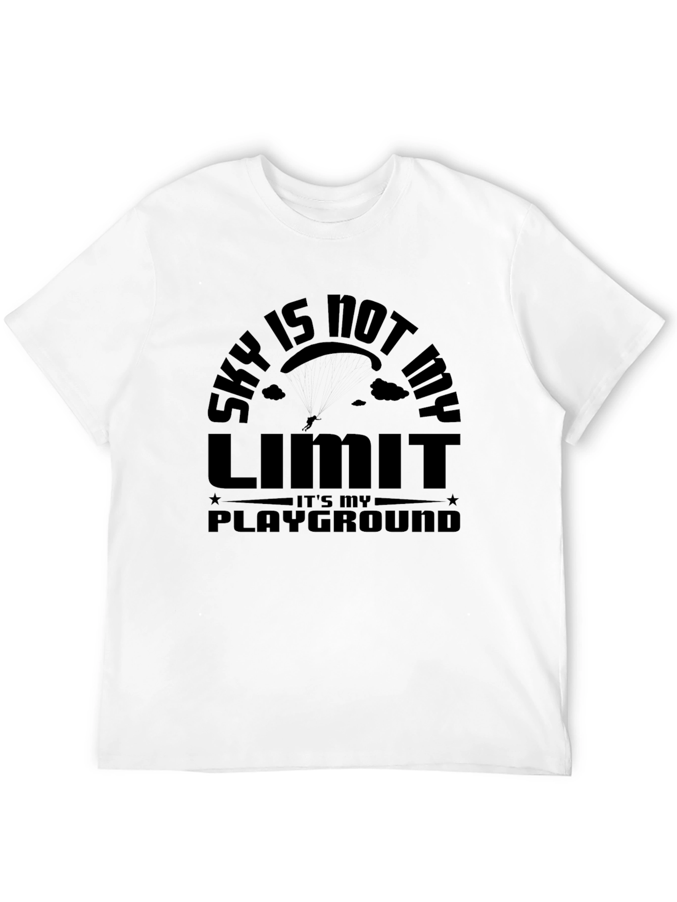 Sky is Not My Limit Black T-Shirt