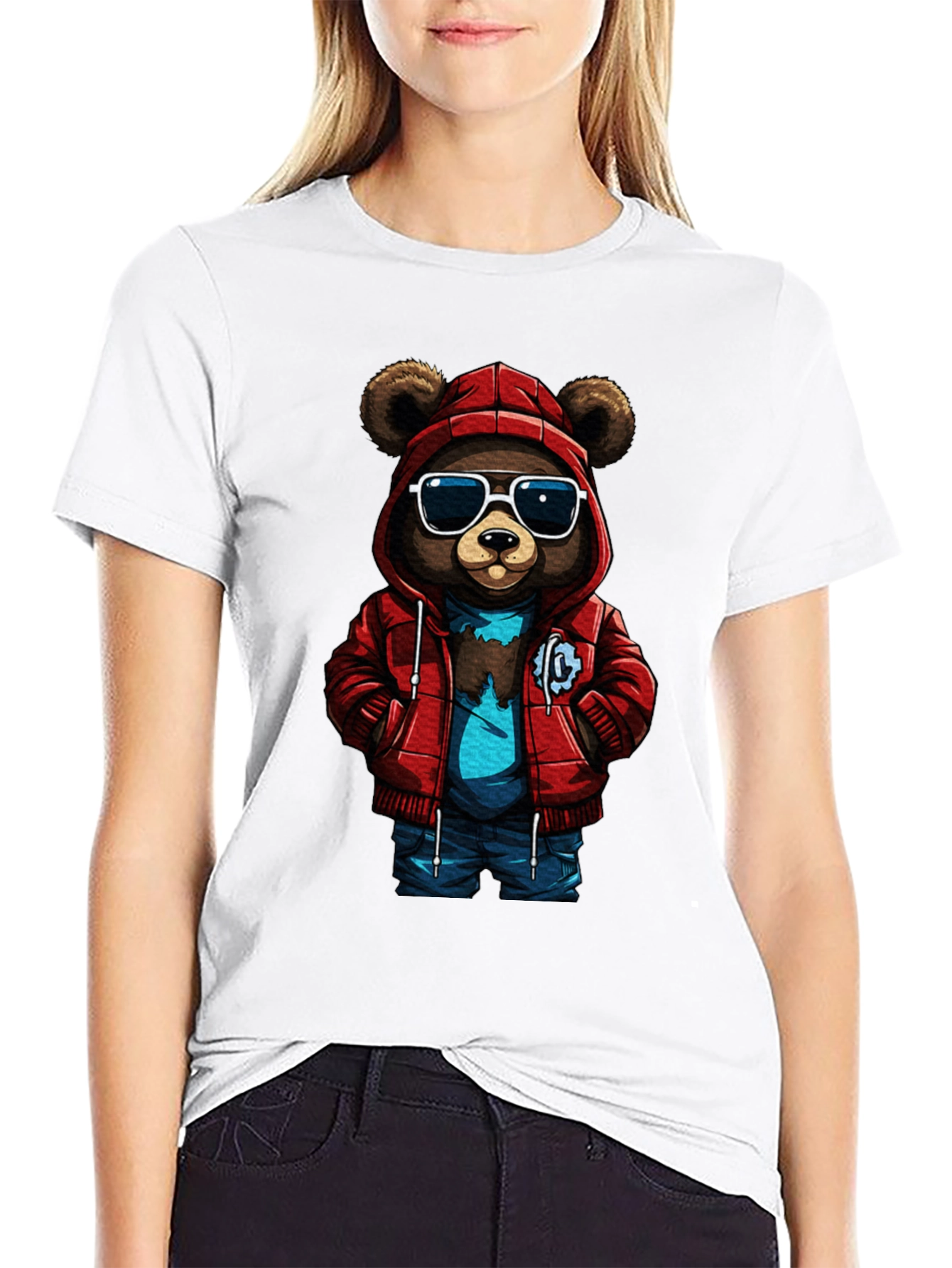 Cool Bear Graphic Tee - Urban Style T-Shirt