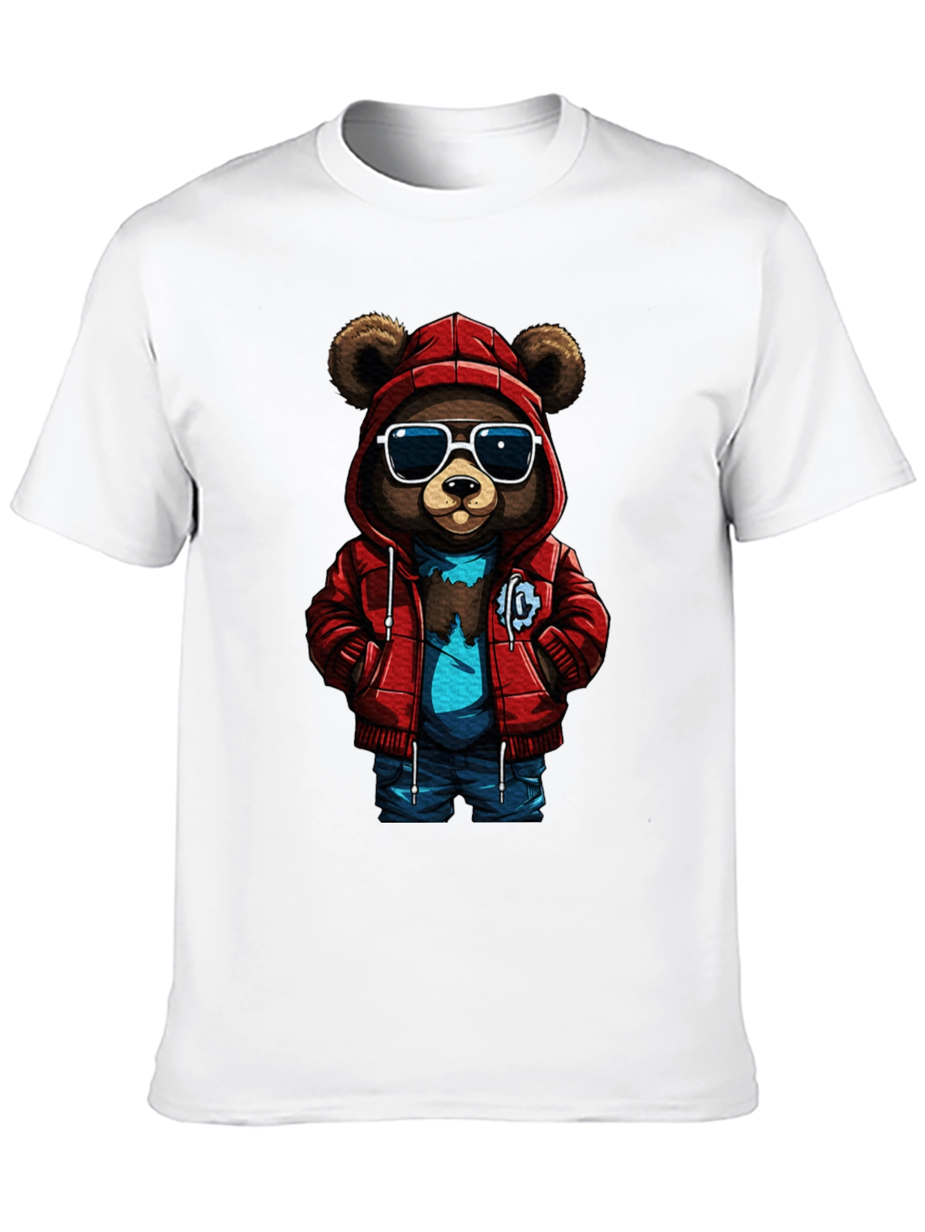 Cool Bear Graphic Tee - Urban Style T-Shirt