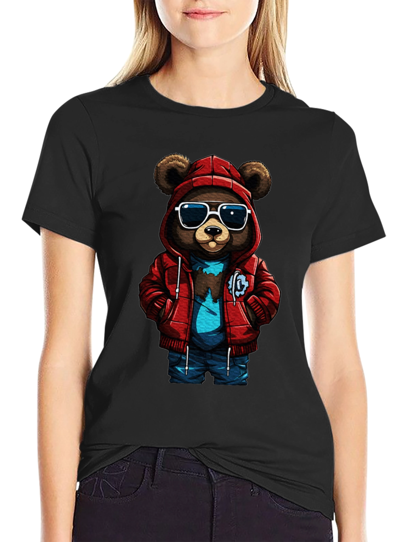 Cool Bear Graphic Tee - Urban Style T-Shirt