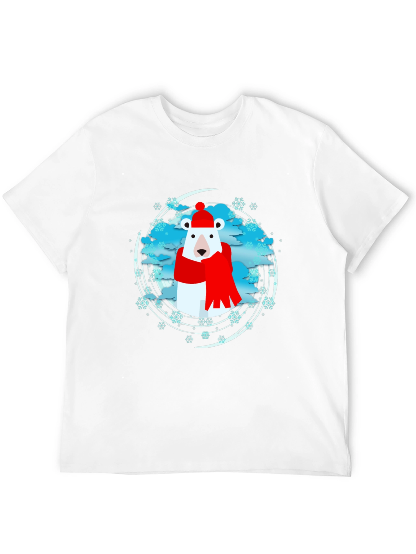 Winter Polar Bear Graphic Tee