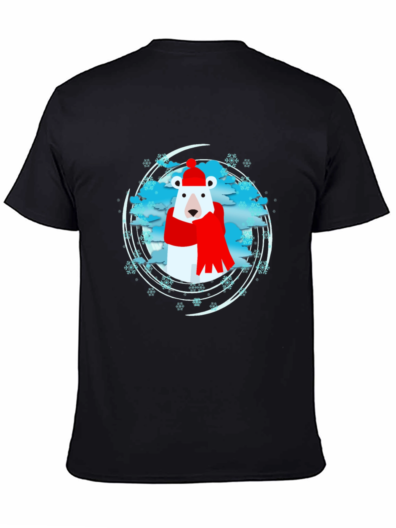 Winter Polar Bear Graphic Tee