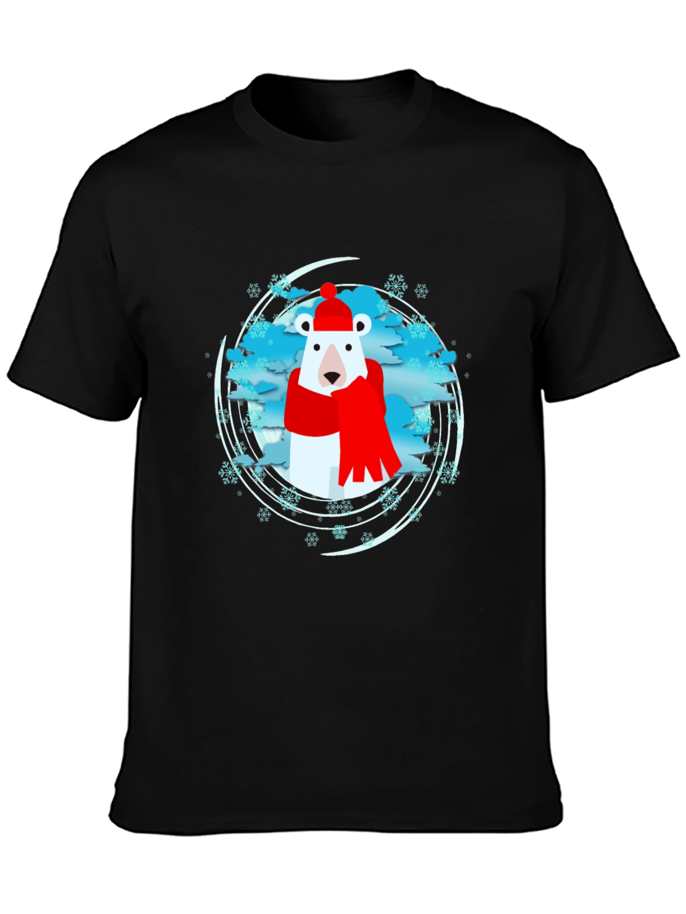 Winter Polar Bear Graphic Tee