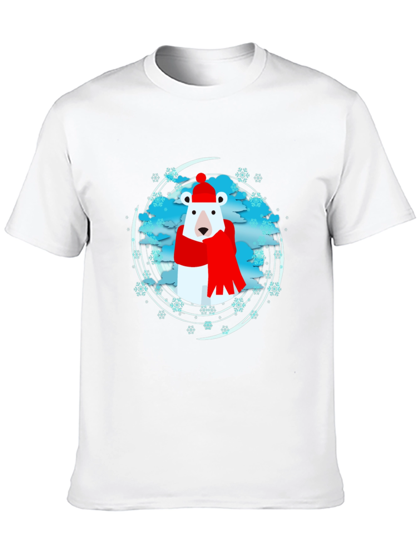 Winter Polar Bear Graphic Tee