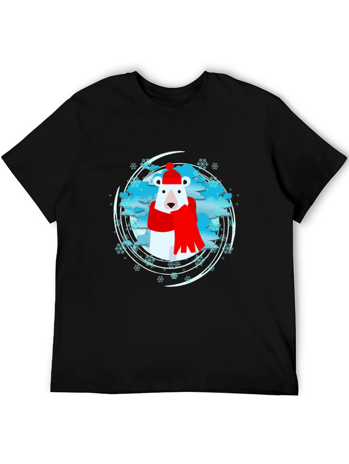Winter Polar Bear Graphic Tee