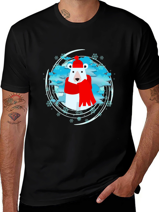 Winter Polar Bear Graphic Tee