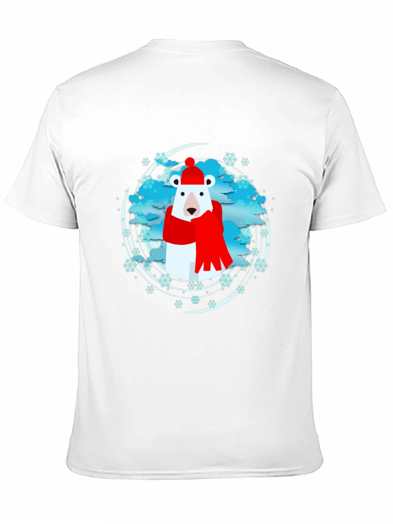 Winter Polar Bear Graphic Tee