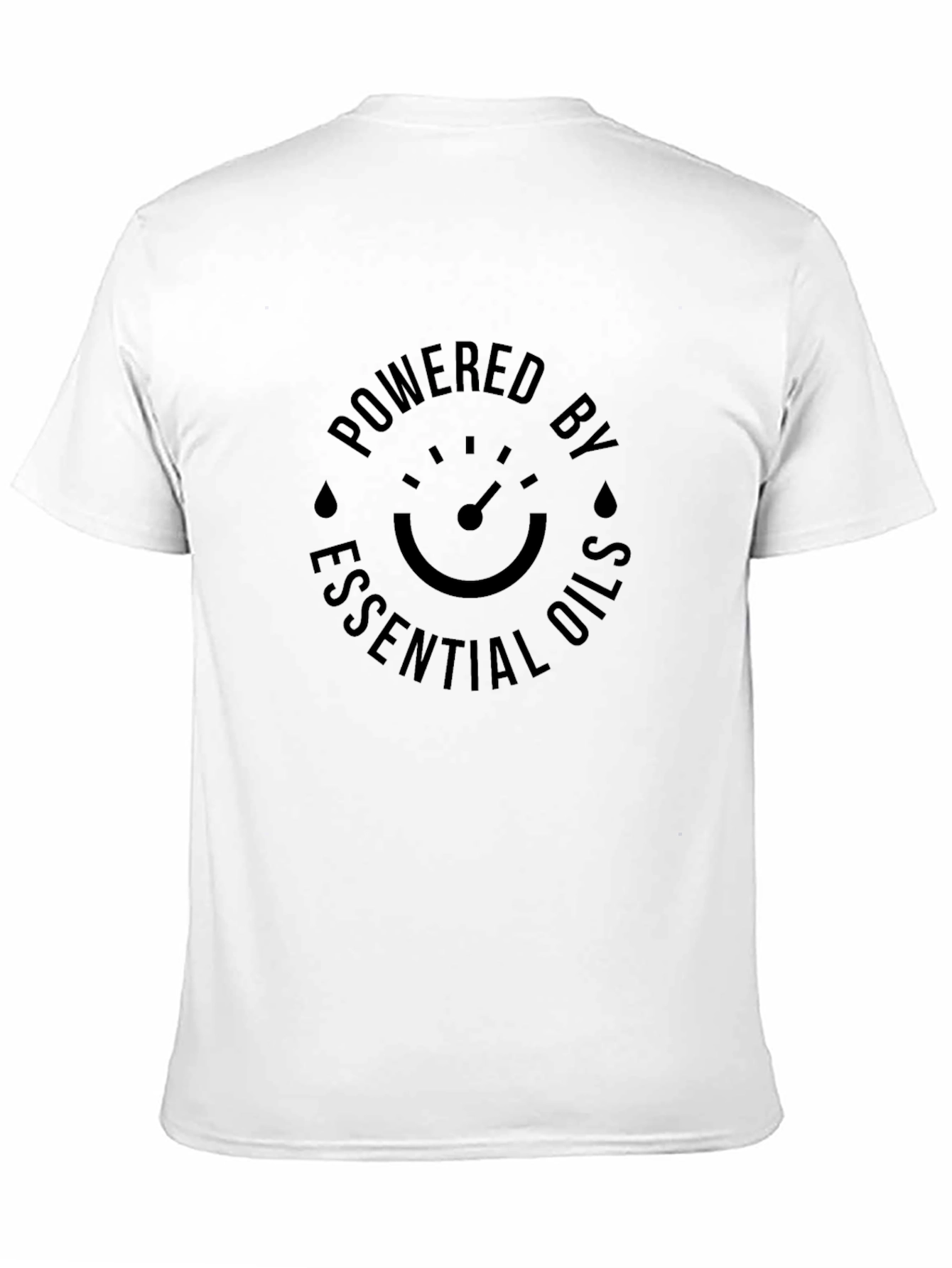 Powered by Essential Oils Black Graphic T-Shirt