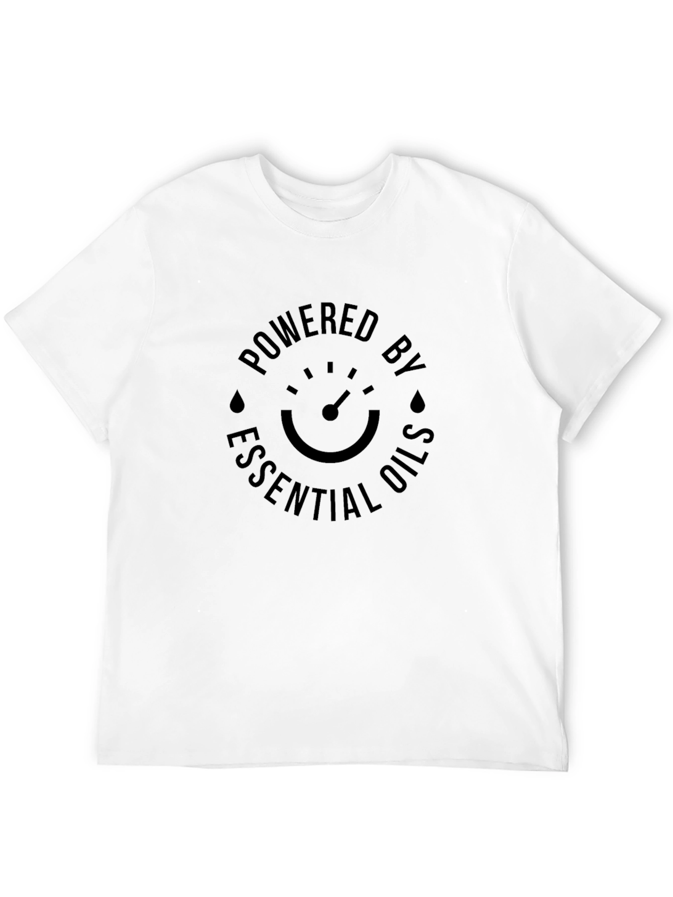 Powered by Essential Oils Black Graphic T-Shirt