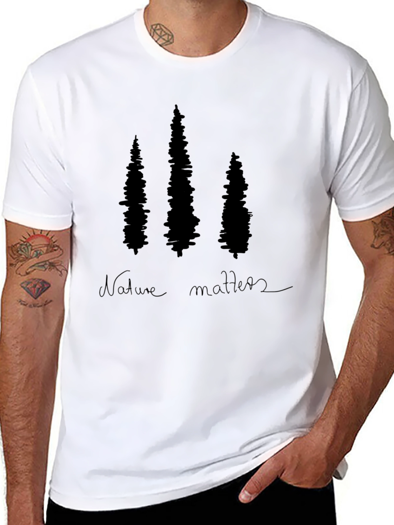 Nature Matters Black Tee