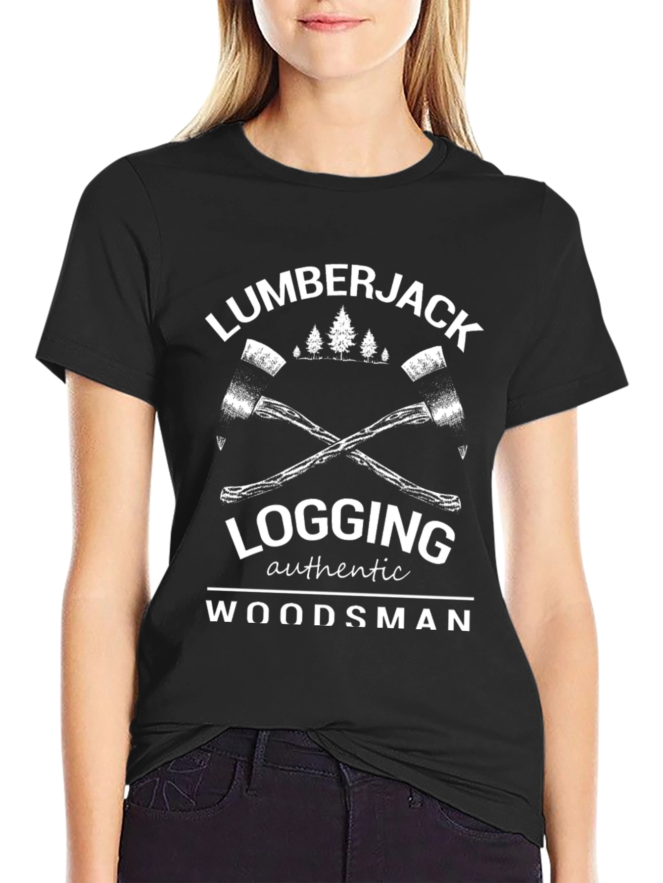 Lumberjack Logging Woodsman Graphic T-Shirt