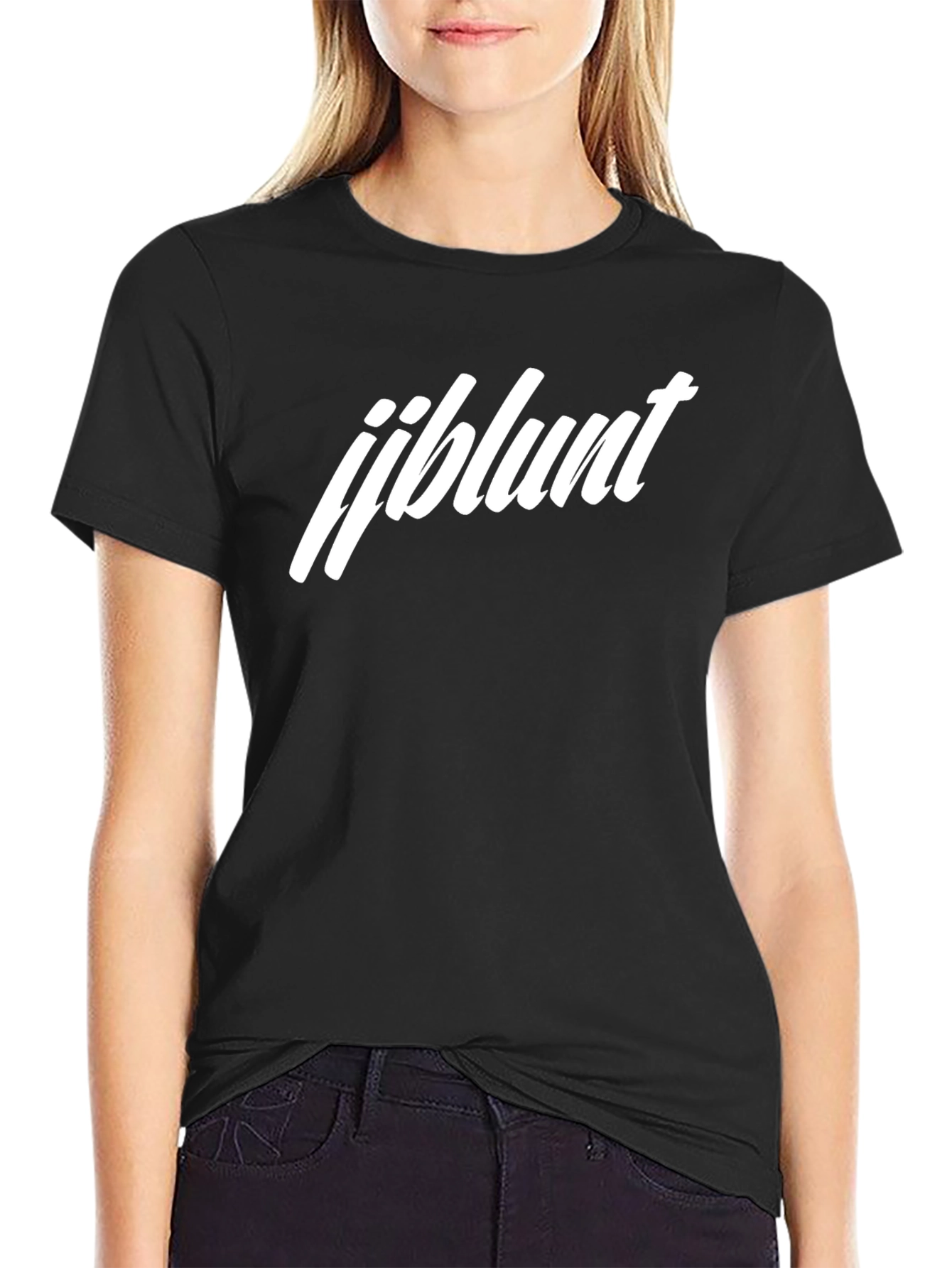 Jjblunt Graphic Print Black T-Shirt