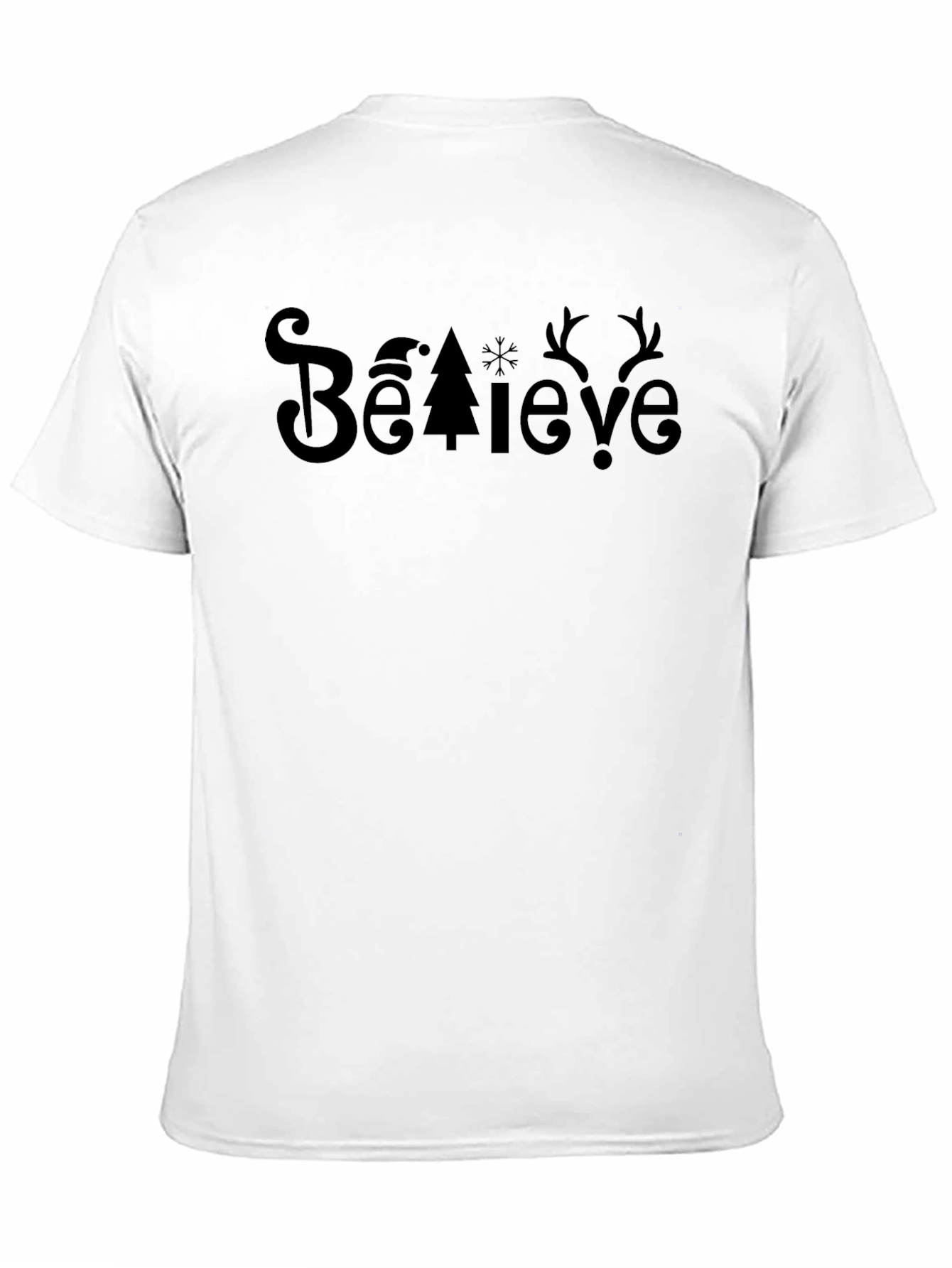 Believe Holiday T-Shirt - Black