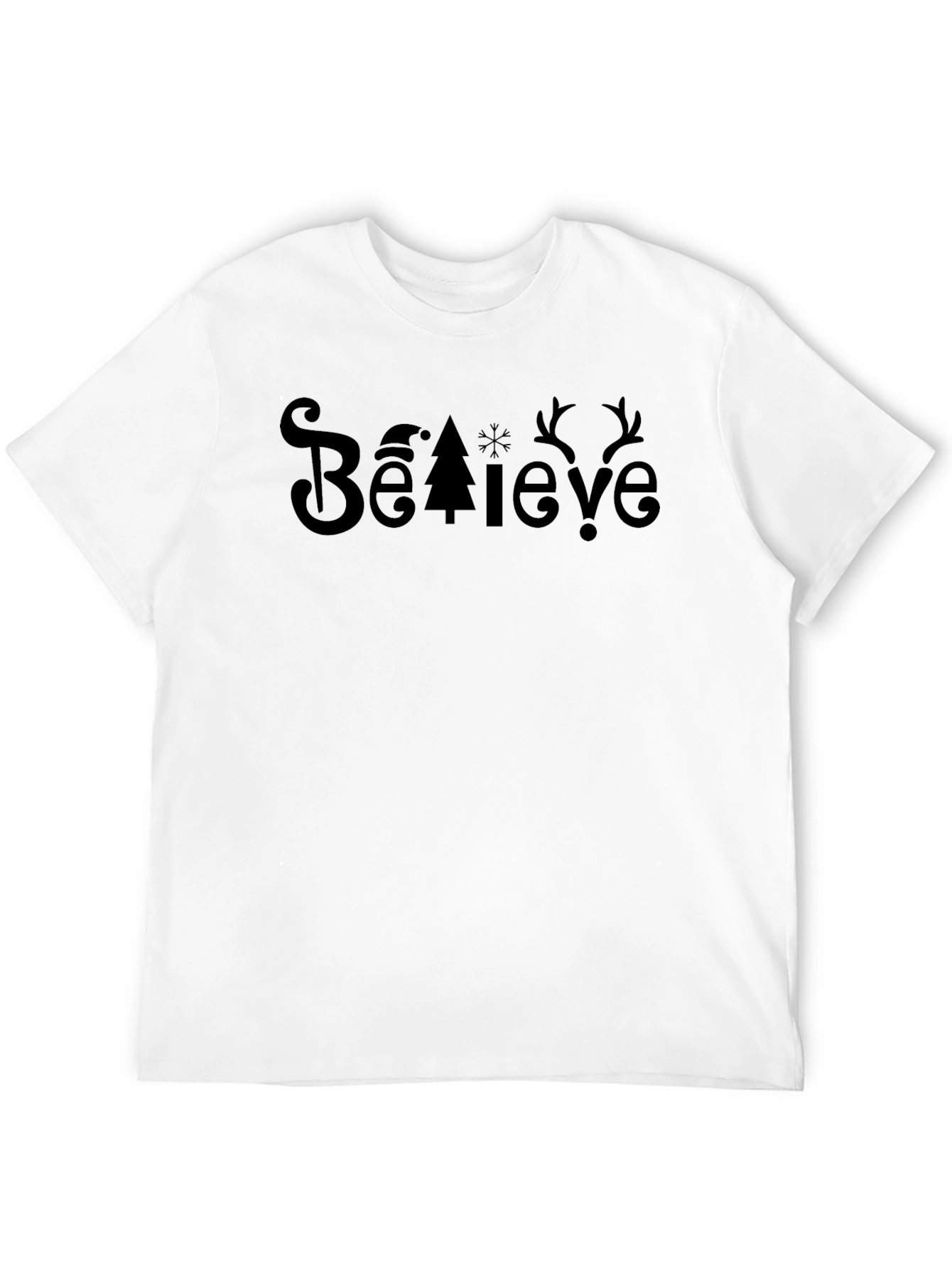 Believe Holiday T-Shirt - Black