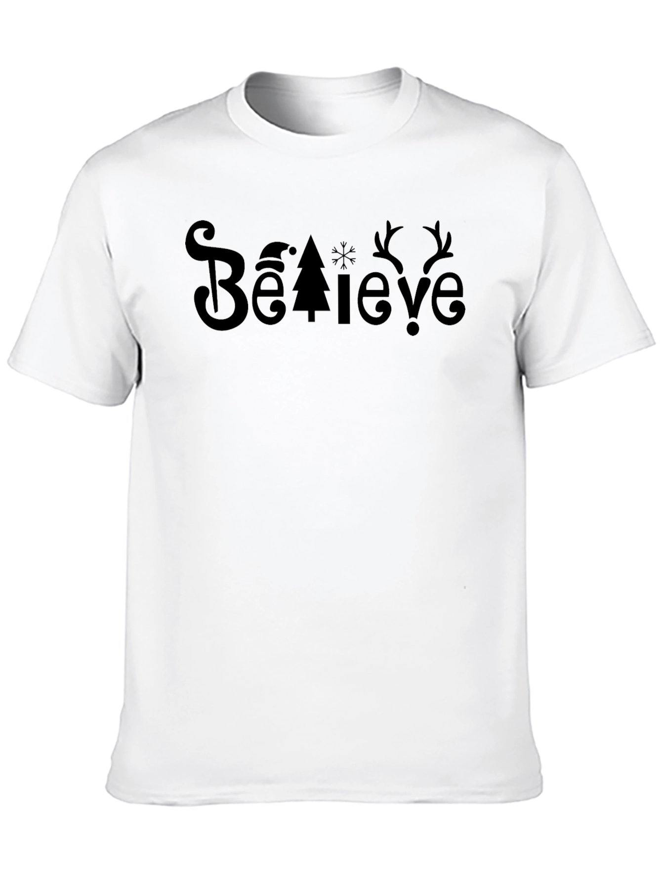 Believe Holiday T-Shirt - Black
