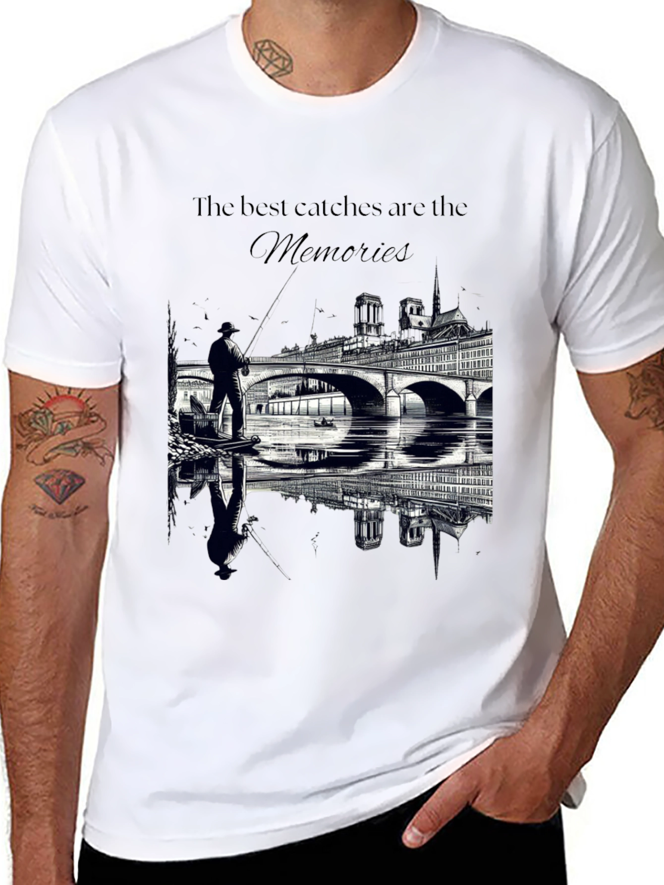 The Best Catches Are The Memories Graphic Tee