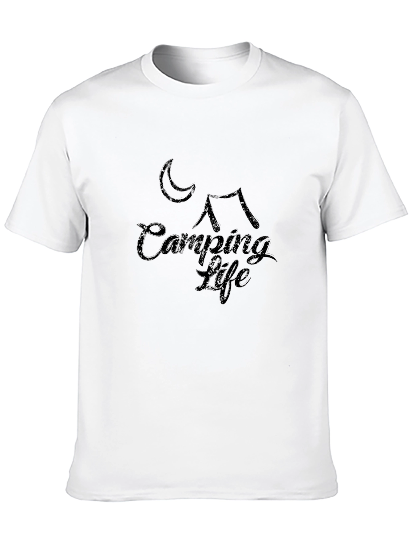 Camping Life Graphic Tee - Black