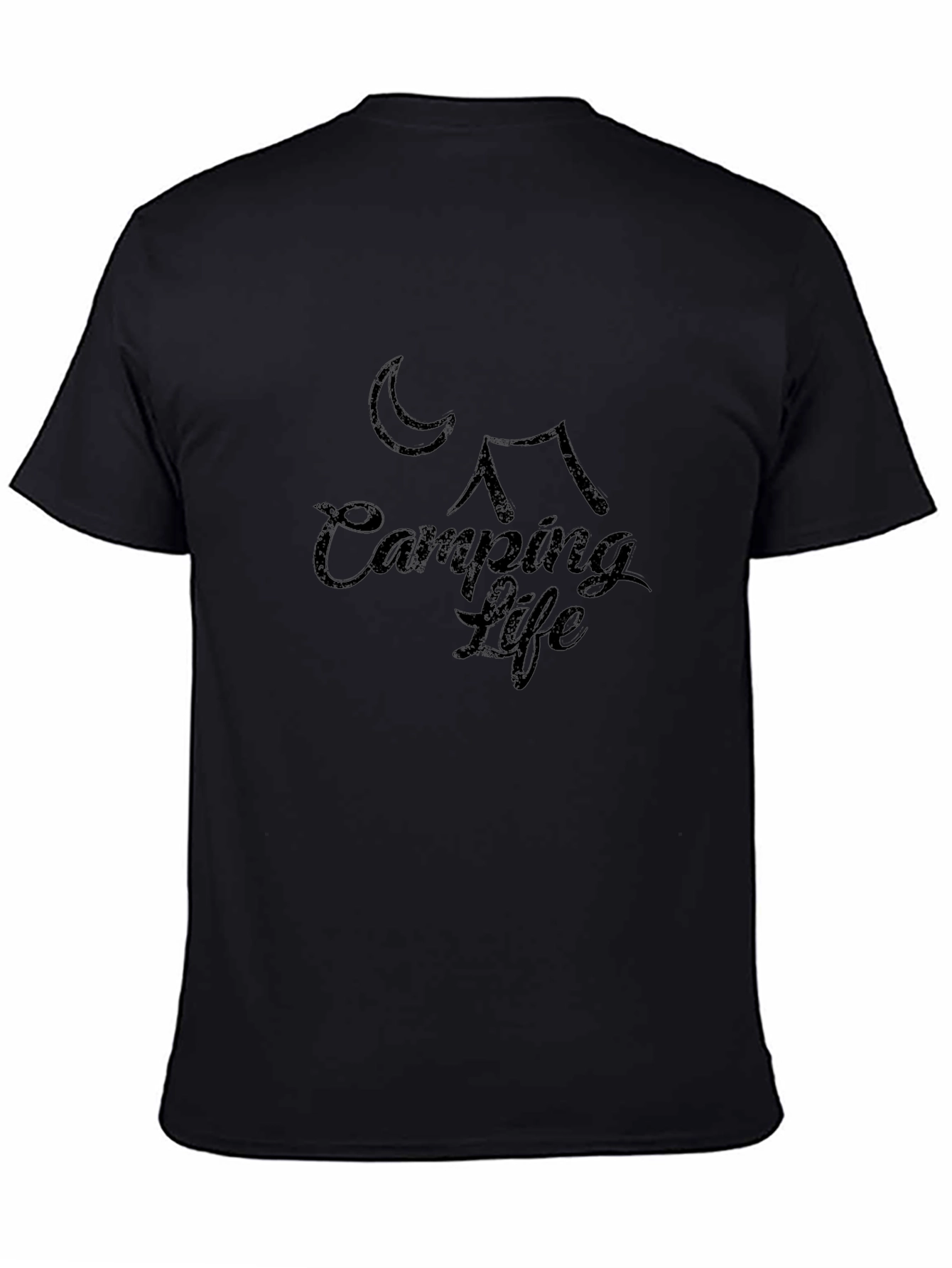 Camping Life Graphic Tee - Black