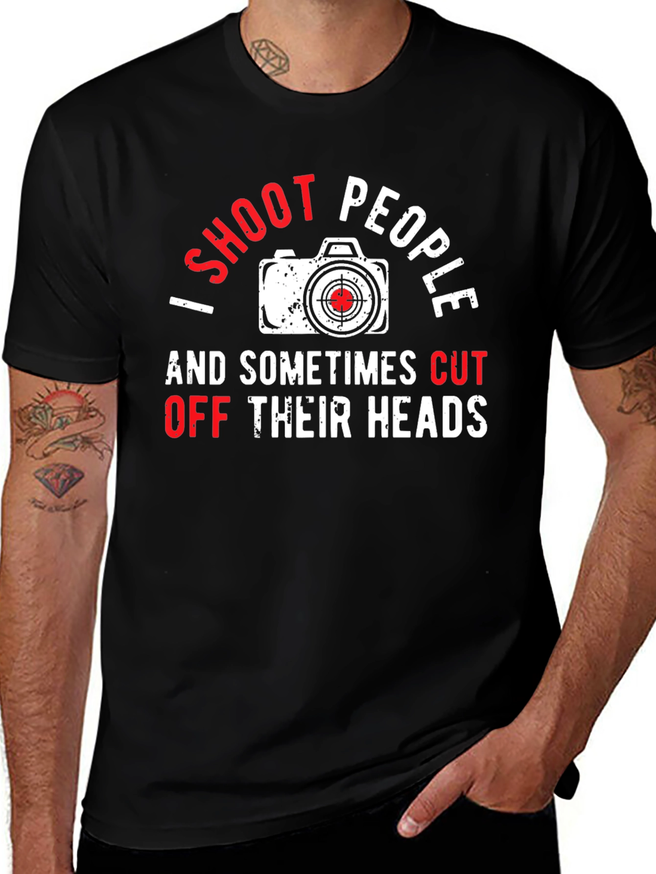 I Shoot People Funny Photography T-Shirt