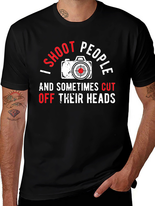 I Shoot People Funny Photography T-Shirt
