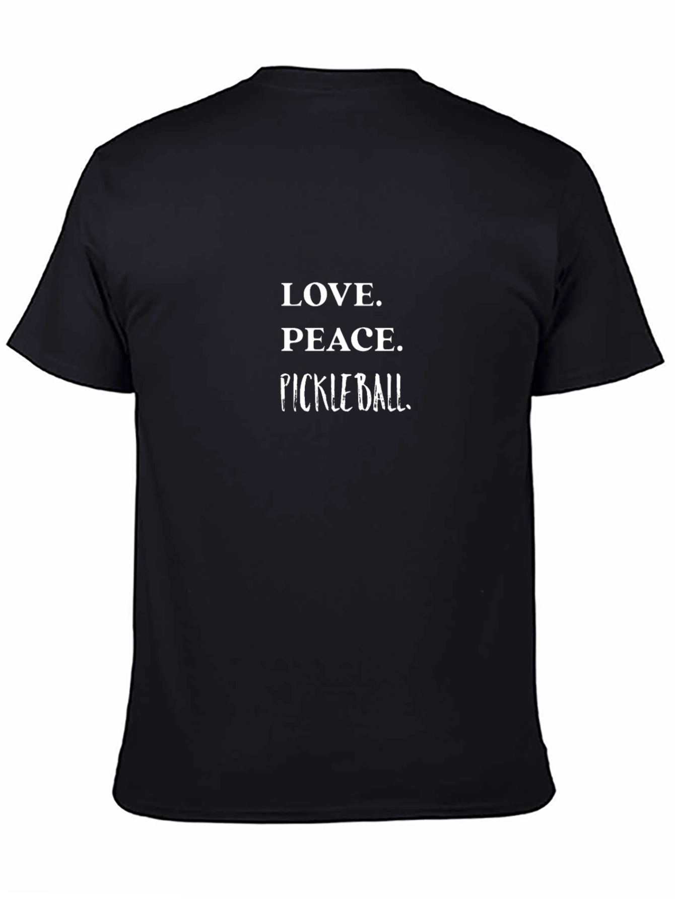 Love Peace Pickleball Graphic T-Shirt