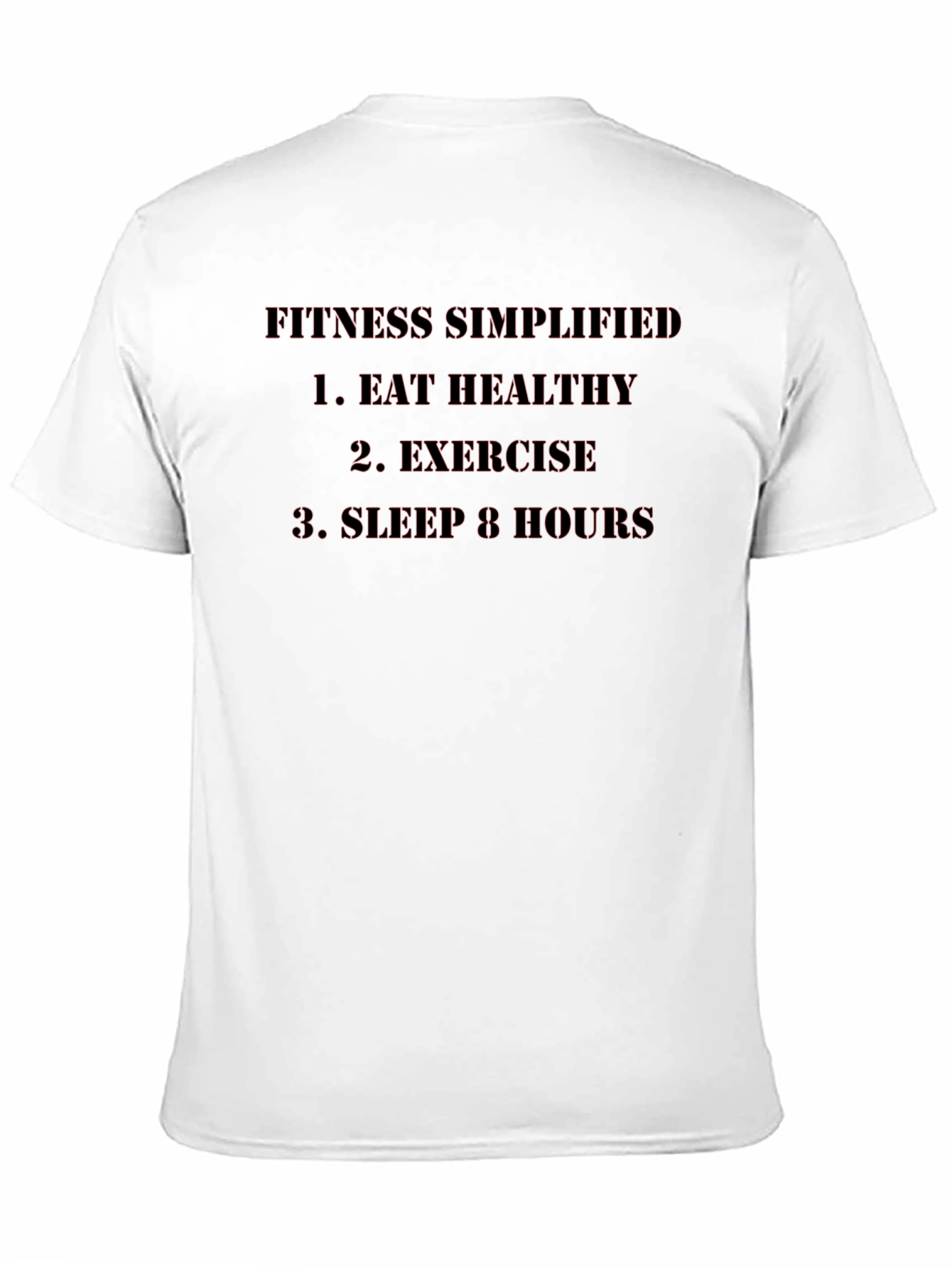 Fitness Simplified Graphic Tee - Black